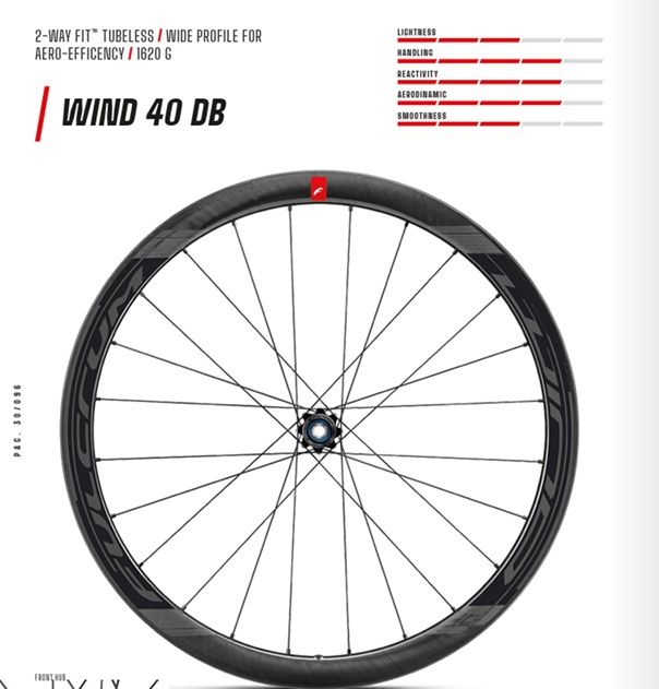 Fulcrum WIND 40 Disc Brake 2-Way Fit 2023