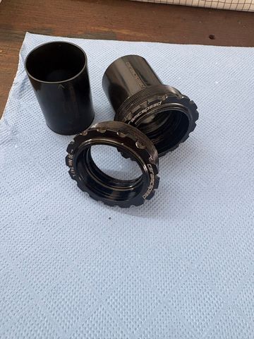 Brugt Ceramicspeed T47/86 Campy UT Bottom Bracket Black 2024 Drivetrain & Pedals