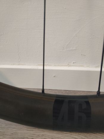 Reynolds Black Label 46 Expert DB Carbon Wheels 1430 gr bike d'occasion — image 14 sur 16