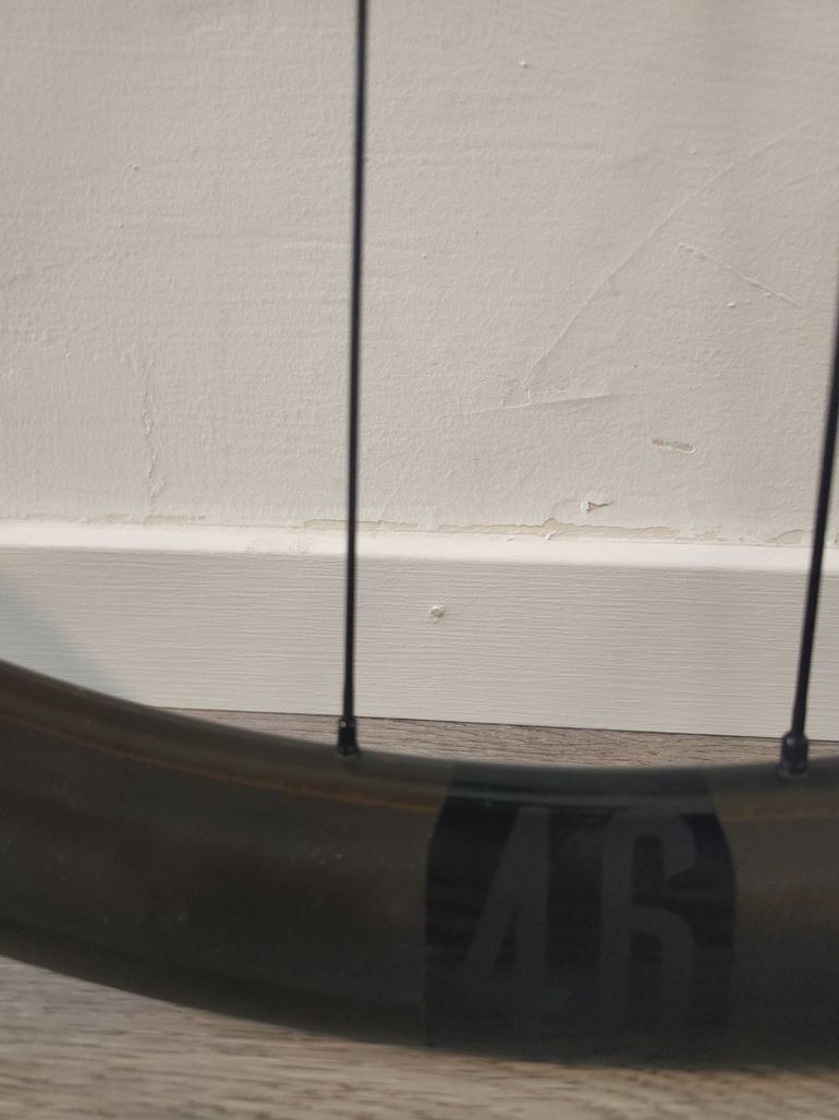 Reynolds Black Label 46 Expert DB Carbon Wheels 1430 gr bike d'occasion — image 14 sur 16
