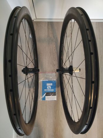 Reynolds Black Label 46 Expert DB Carbon Wheels 1430 gr bike d'occasion — image 15 sur 16