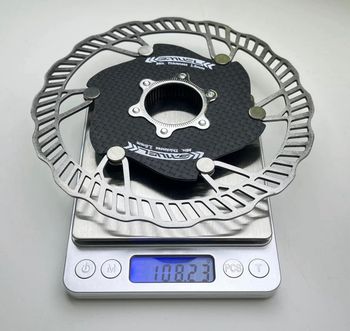 TI Parts, 160 mm Disc Rotors Carbon
