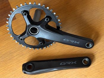 Shimano, GRX Crankset FC-RX600/RX610 172.5mm 40T 12-speed