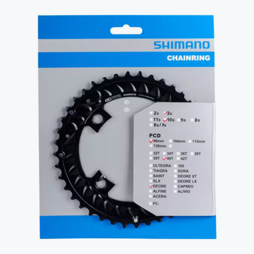 Brugt Shimano Deore FC-M6000 40T 3X10 Speed 2026 Drivetrain & Pedals