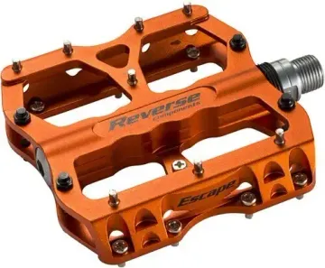 Reverse Components Escape Flat Pedals Orange Drivetrain & Pedals d'occasion