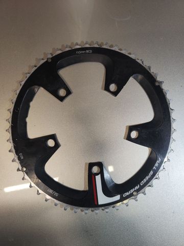 Used Fsa Super Road Chainring 52T 110 BCD Drivetrain & Pedals