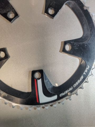Brugt Fsa Super Road Chainring 52T 110 BCD bike — billede 3 af 3