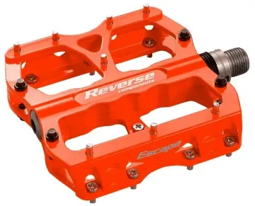 Reverse Components Escape Flat Pedals Neon-Orange Drivetrain & Pedals d'occasion
