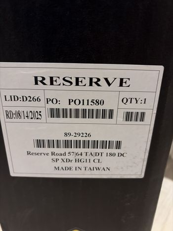 Used Reserve 57|64 TA Wheelset 2026 bike — image 9 of 9