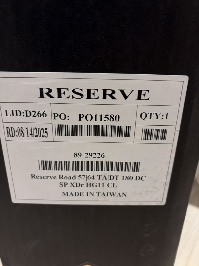 Used Reserve 57|64 TA Wheelset 2026 bike — image 9 of 9
