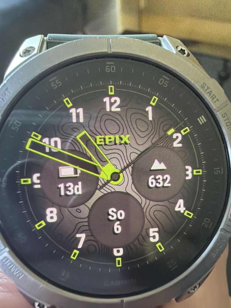 Used Garmin Epix Gen 2 GPS Smartwatch bike — image 6 of 8