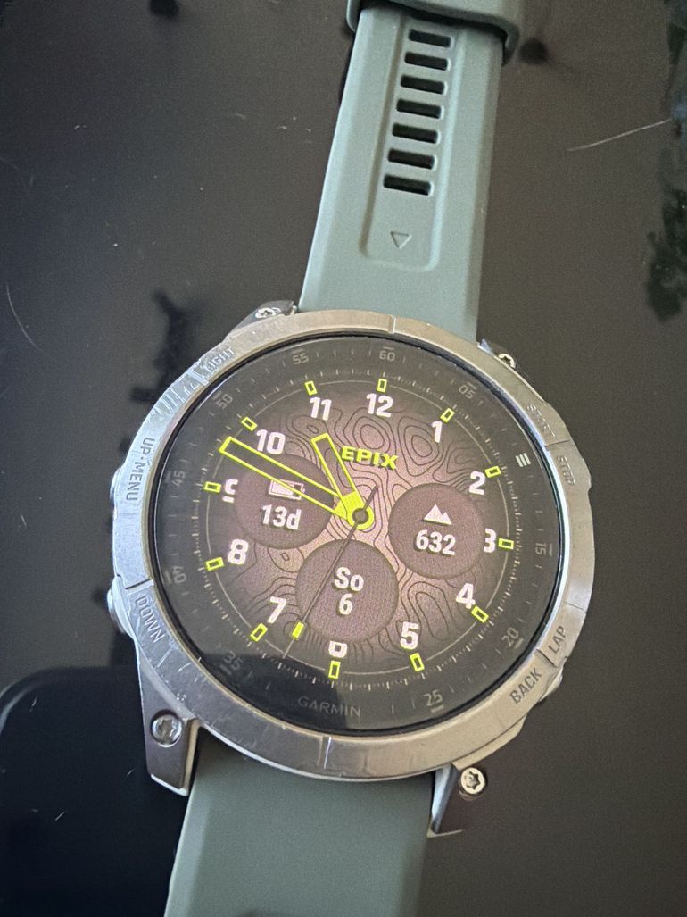 Used Garmin Epix Gen 2 GPS Smartwatch bike — image 8 of 8
