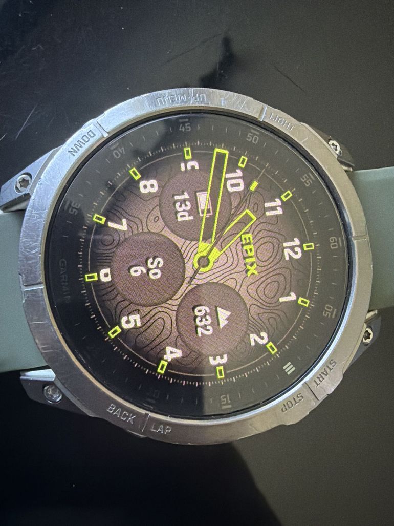 Used Garmin Epix Gen 2 GPS Smartwatch bike — image 7 of 8