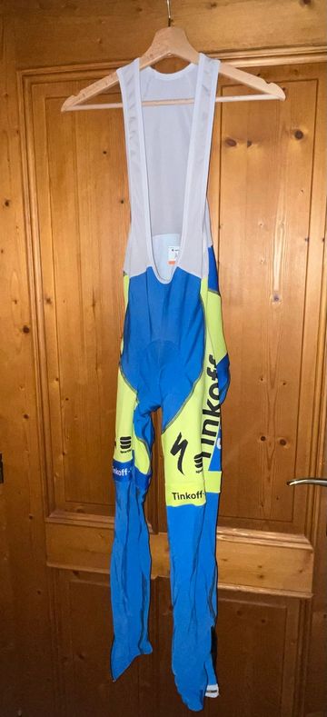 Sportful Tinkoff-Saxo Winter Bib Tights Size M Cycling Clothing usato
