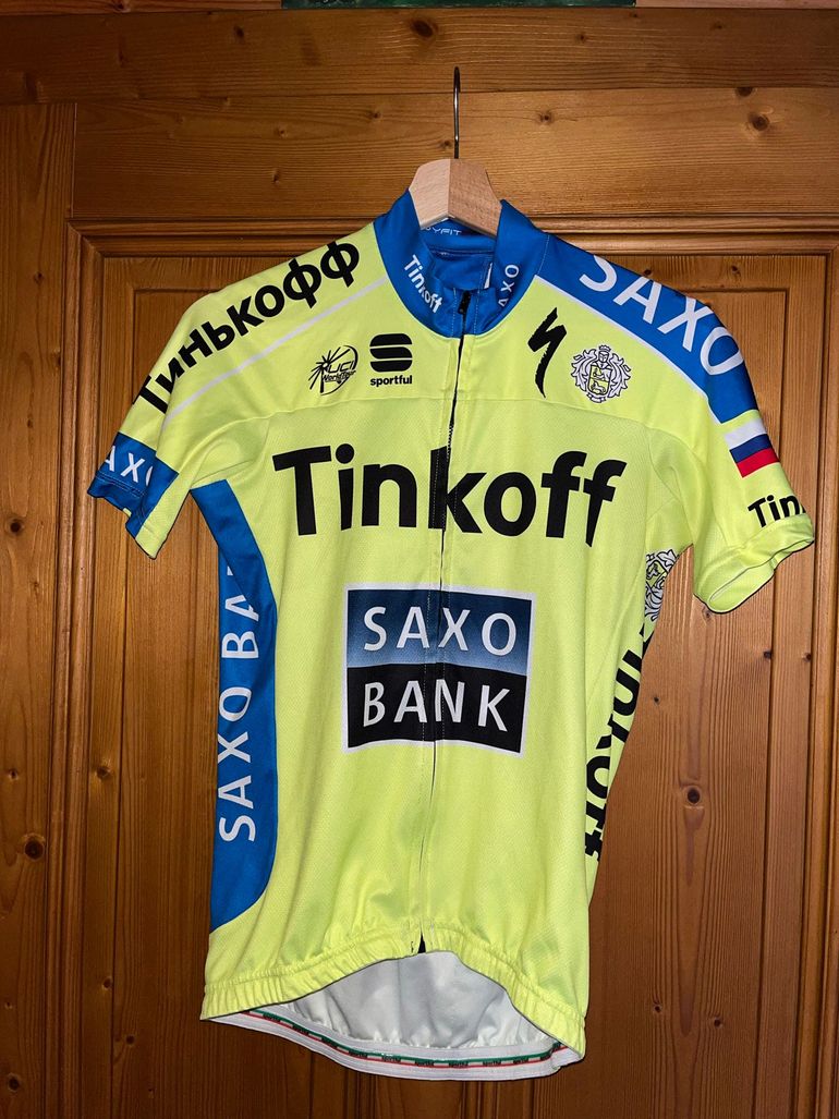 Used Sportful Tinkoff-Saxo Cycling Jersey Size M bike — image 1 of 2