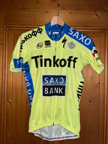 Used Sportful Tinkoff-Saxo Cycling Jersey Size M Cycling Clothing