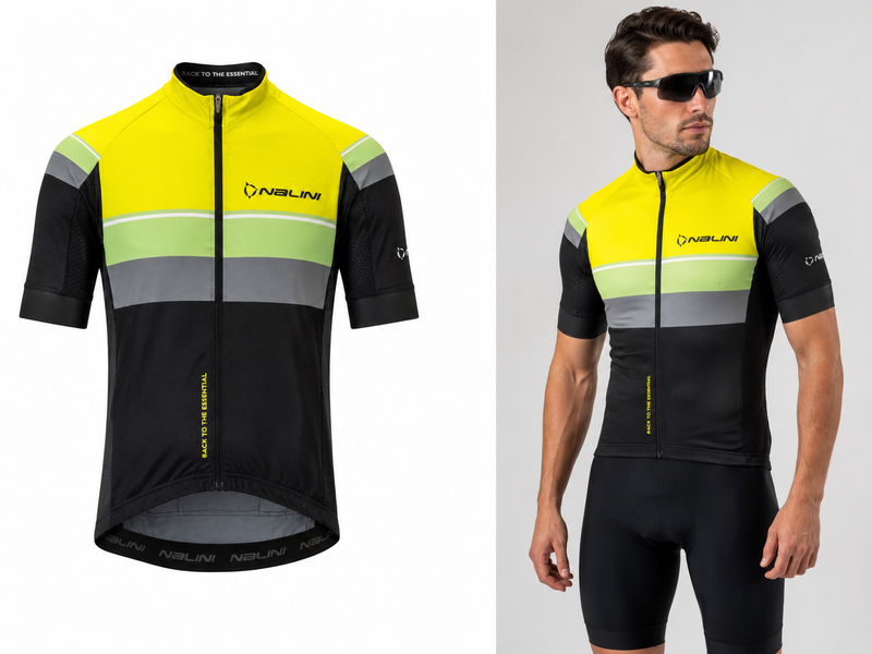 Używany Nalini Ergo Fit Jersey Trikot Size S (XS) Cycling Clothing