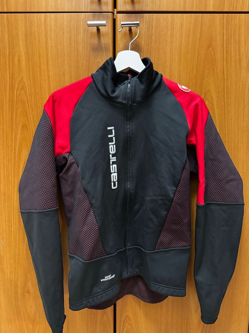 Used Castelli Giacca Gore Windstopper Cycling Clothing