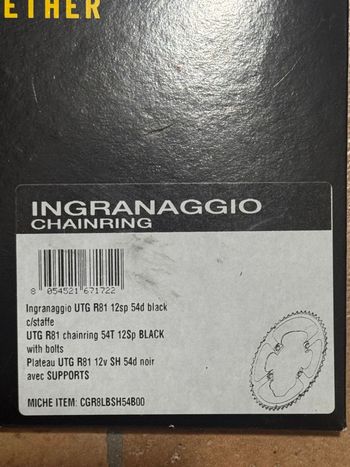 Used Miche Ingranaggio UTG R81 12sp 54d black bike — image 4 of 4