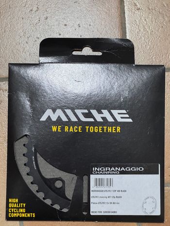 Used Miche INGRANAGGIO UTG R12 12SP 40D BLACK bike — image 3 of 4