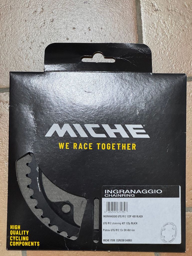 Used Miche INGRANAGGIO UTG R12 12SP 40D BLACK bike — image 3 of 4