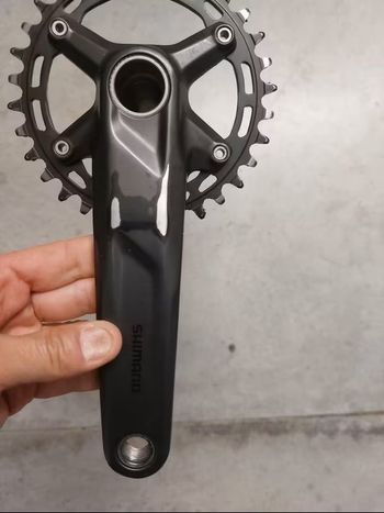 Used Shimano Deore FC-MT512-1 55mm CL 175mm 32t bike — image 7 of 7