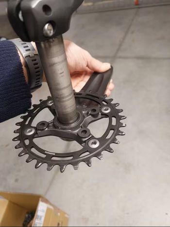 Used Shimano Deore FC-MT512-1 55mm CL 175mm 32t bike — image 3 of 7