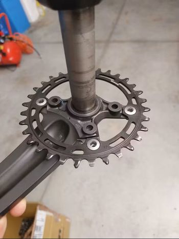 Used Shimano Deore FC-MT512-1 55mm CL 175mm 32t bike — image 4 of 7