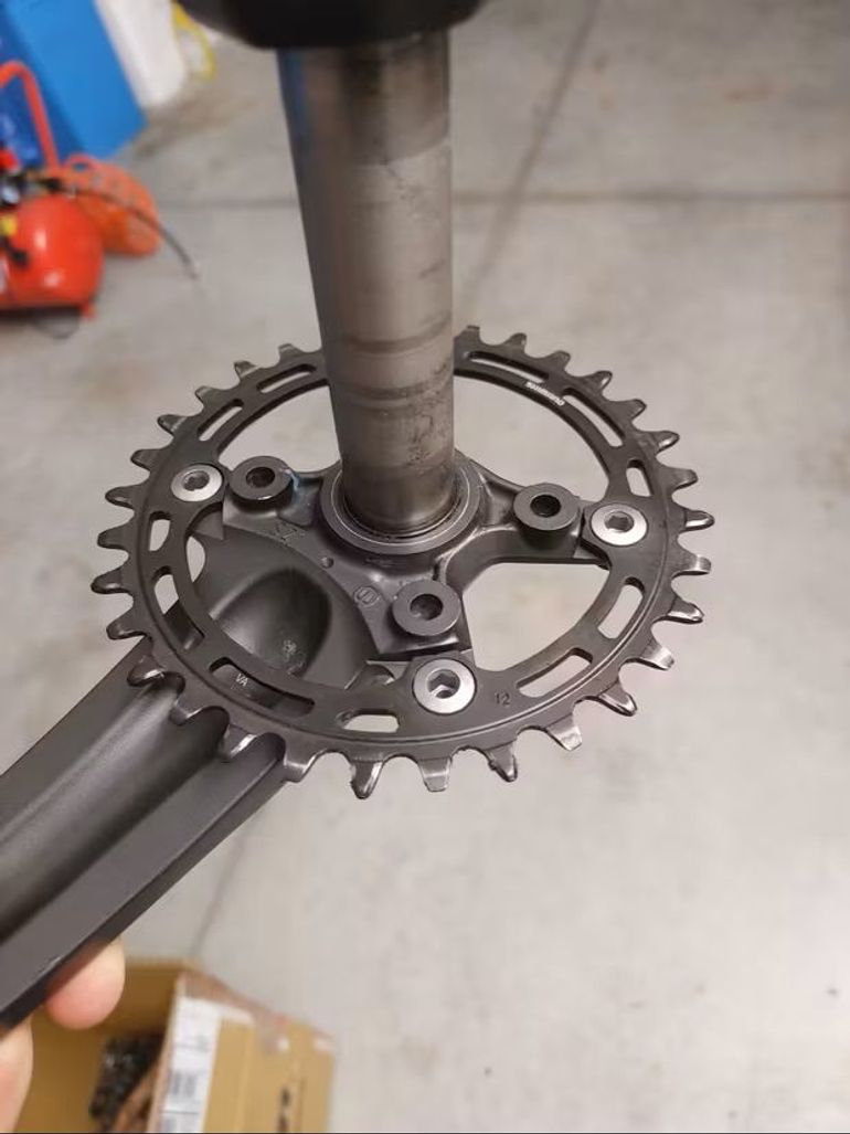 Used Shimano Deore FC-MT512-1 55mm CL 175mm 32t bike — image 4 of 7