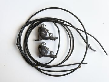 Gebrauchtes Shimano GRX BR-RX810 Brake Calipers Set Front & Rear + Hoses bike — Bild 2 von 2
