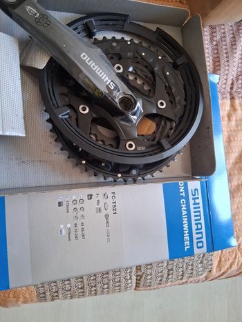 Used Shimano FC-T521 Octalink 3x10-speed with Chainring Guard 2026 bike — image 1 of 5
