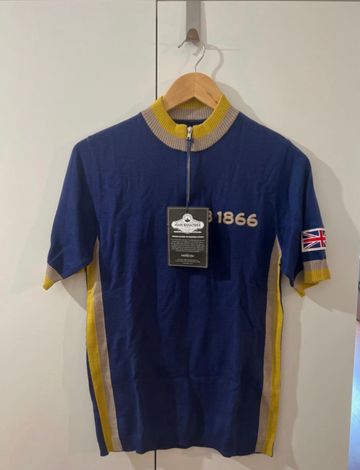 Tweedehands Santini L‘Eroica Trikot J Boultbee Cycling Clothing
