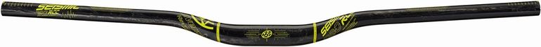 Used Reverse Components Carbon Handlebar 25mm 790mm black/yellow bike — image 2 of 2