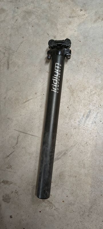 Tweedehands iridium Tige de selle Aluminium 30, 9mm Saddles & Seatposts