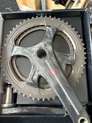 Brugt Campagnolo Super Record Crankset 175mm Drivetrain & Pedals
