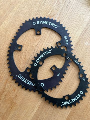 Used o-symetric 54 & 42 2012 Drivetrain & Pedals