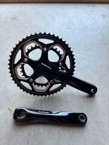 Shimano 105 Crankset Drivetrain & Pedals usato