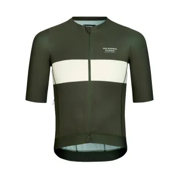 Pas Normal Studios, Mens Solitude Dark Olive Stripe