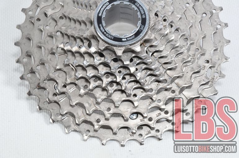 Used Shimano Cassetta CS-HG50-10 Cassetta 10 velocità – 11-36 denti. cod A00676 bike — image 4 of 6