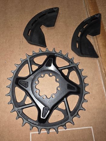 Sram, X0 T-Type Eagle 32T 3mm Offset Chainring piú bashguard