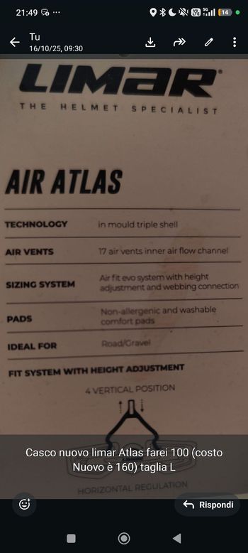 Used Limar atlas bike — image 6 of 6