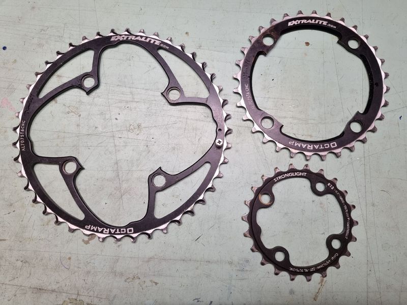 Gebrauchtes EXTRALITE Octaramp 44/32/22T 4 fori Drivetrain & Pedals