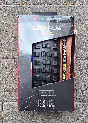 Used Hutchinson Griffus Racing Lab 2.50 29 Tubeless Tyres & Tubes