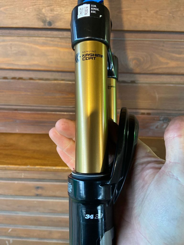 Brugt Fox Factory 120 Kashima 2024 bike — billede 6 af 6