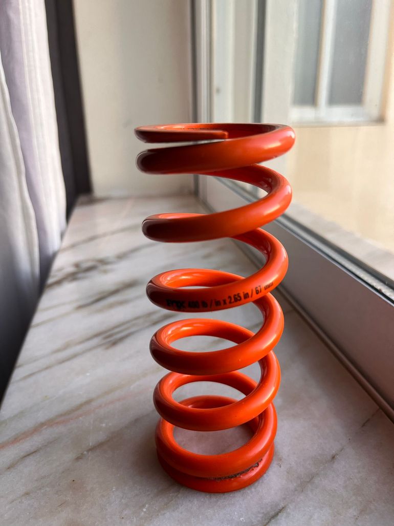 Used Fox SLS Coil Rear Shock Spring 400 lb x 3.15" Stroke 2023 bike — image 5 of 6