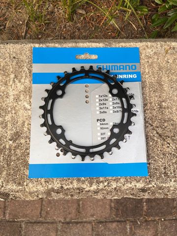 Used Shimano Crown 32t Drivetrain & Pedals