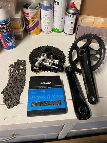 Used Sram Rival 1 Crankset 42T bike
