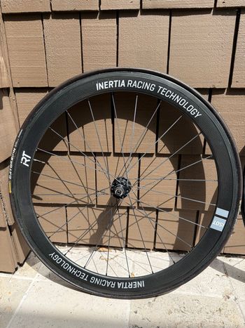 Used iRT Inertia Racing Technology 50mm Carbon Wheelset 50mm Carbon Wheelset Rim Brake bike — image 5 of 7