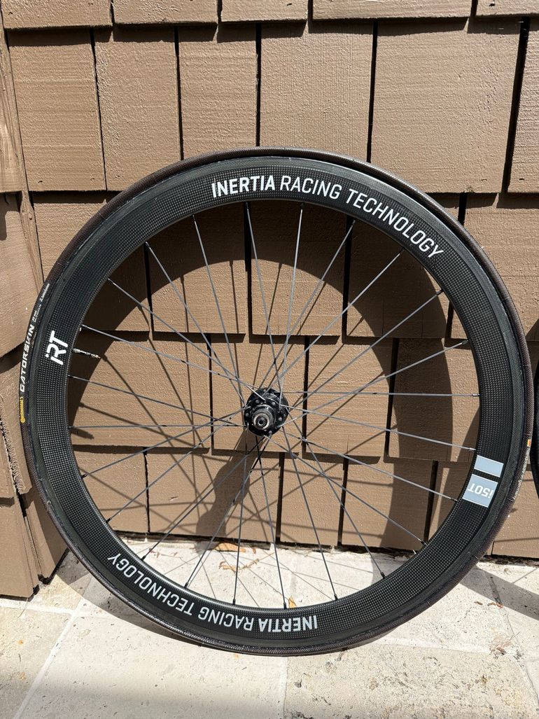 Used iRT Inertia Racing Technology 50mm Carbon Wheelset 50mm Carbon Wheelset Rim Brake bike — image 5 of 7