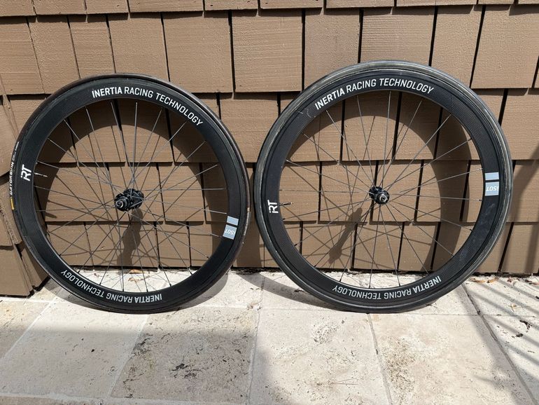 Used iRT Inertia Racing Technology 50mm Carbon Wheelset 50mm Carbon Wheelset Rim Brake bike — image 4 of 7